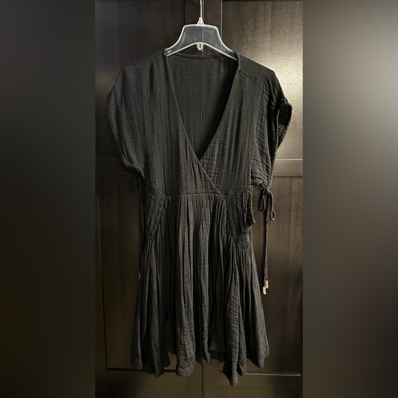 NWT Free People Palmira Mini in black sz L - Picture 2 of 9